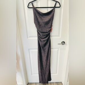 NWT* Elegant Black/Shimmer Evening Gown